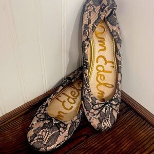 Sam Edelman Felicia Lace Overlay Ballet Flats